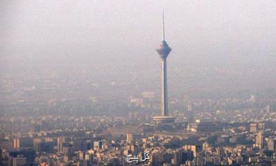 هوای پایتخت در هفتمین روز فروردین ناسالم می باشد