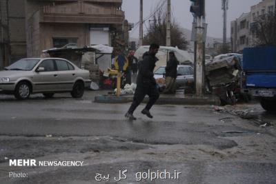 بارش پراكنده باران در بخش هایی از كشور ادامه دارد