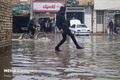 رگبارهای موقت باران در بعضی استانها ادامه دارد