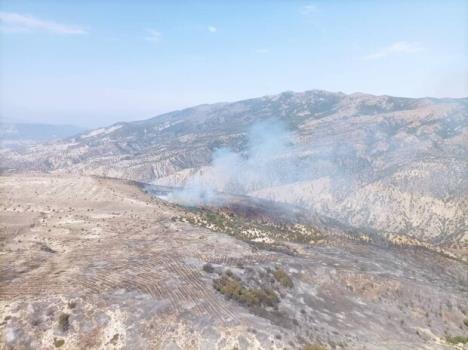 حریق در منطقه حفاظت شده جهان نما مهار گشت