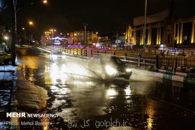 تناوب بارندگی در ۷ استان تا روز جمعه
