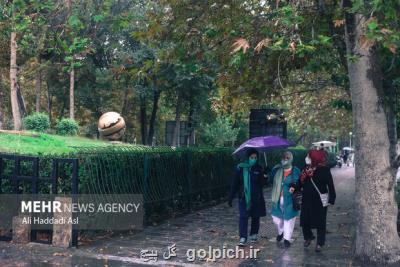 هوای تهران در پانزدهمین روز آبان پاک شد