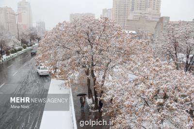 بارش برف و باران و کاهش دما در نوار شرقی کشور