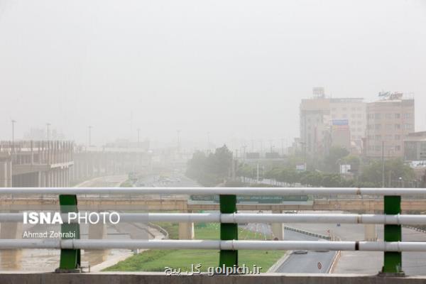 خیزش گرد و خاک در بعضی نقاط کشور