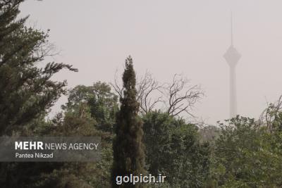 هوای پایتخت برای گروههای حساس ناسالم می باشد