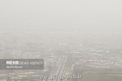 آلودگی هوا در تهران ادامه دارد