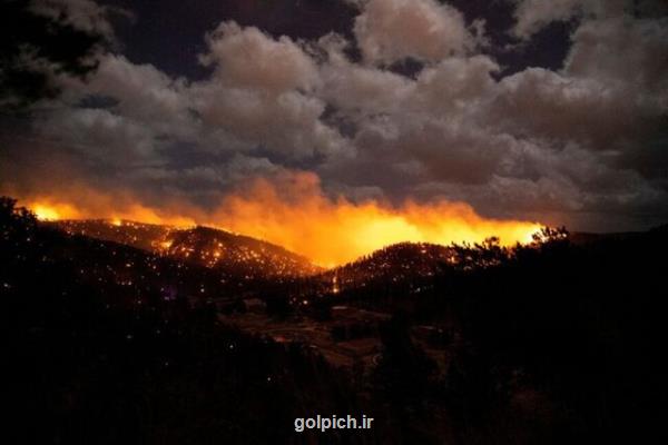 حریق گسترده در نزدیکی پایتخت تونس