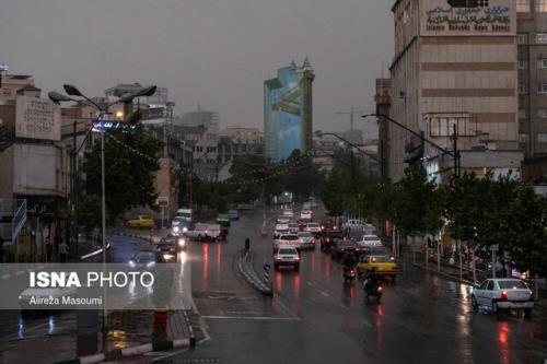 بارش پراکنده در بعضی استانها