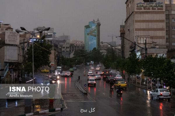 بارش پراکنده در بعضی استانها