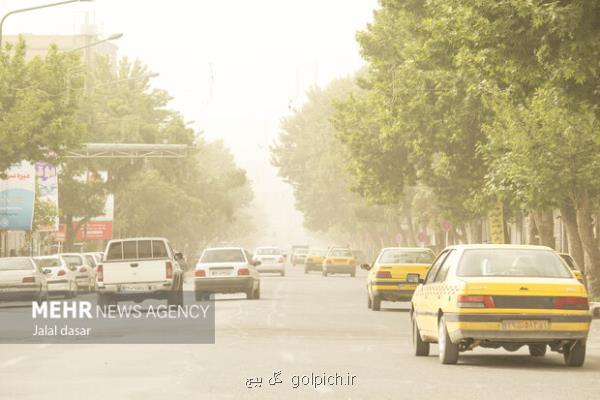 خیزش گردوخاک و کاهش کیفیت هوا در ۲۲ استان