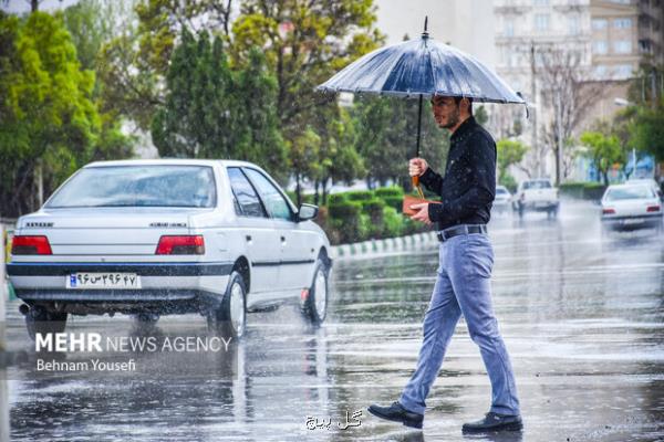 رگبار و باد شدید در بعضی مناطق کشور