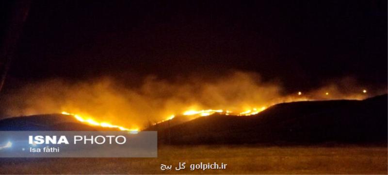 فرماندار گچساران: نیروها با دست خالی در کوشش برای خاموش کردن آتش هستند