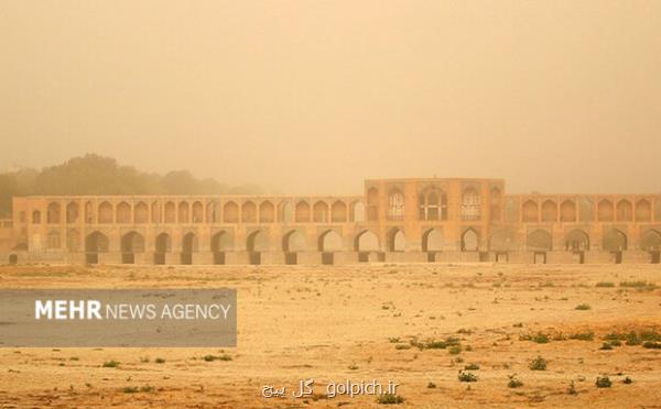 کانون های گردوغبار اصفهان بیشتر از ۳۶۸هزار تن ریزگرد تولید می کنند