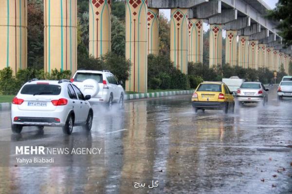 پیش بینی بارش باران در اکثر نقاط کشور طی فردا