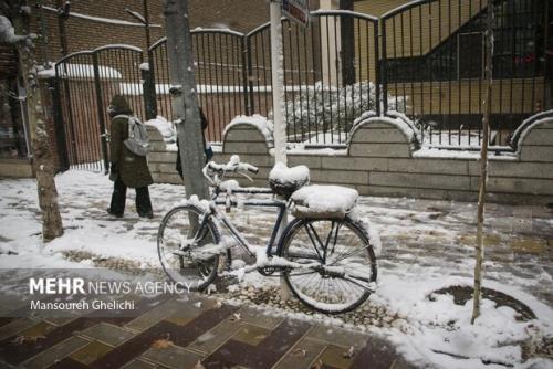 بارش برف و باران درنیمه شمالی استان تهران