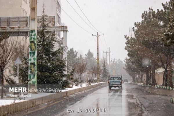 کدام جاده ها با بارش برف و باران همراه است؟