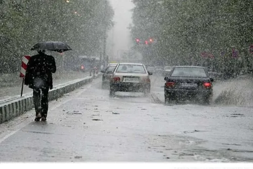 اخطار بارندگی شدید باران در ۹ استان
