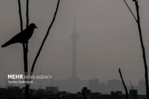 هوای تهران آلوده است