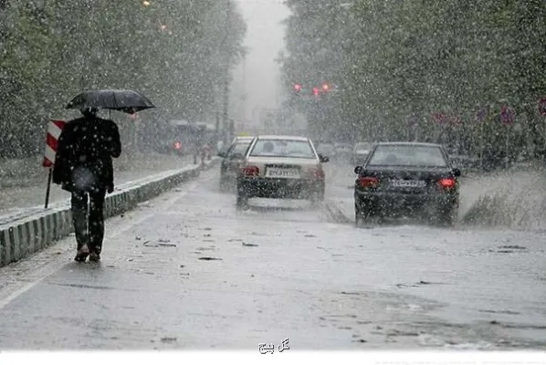 اخطار بارندگی شدید باران در ۹ استان