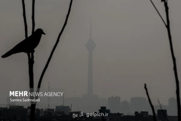 هوای تهران آلوده است
