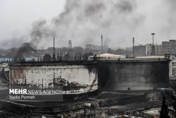 انتشار ۵۳ هزار تن CO2 به دنبال حمله به انبار نفت کرج