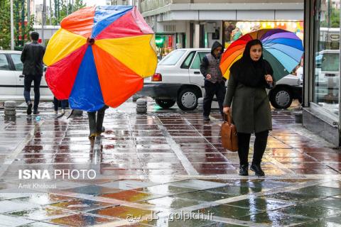 ادامه بارندگی ها در كشور طی هفته آتی