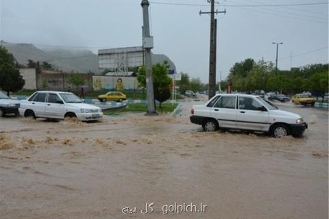 اخطار سازمان هواشناسی، احتمال وقوع سیلاب وبارش تگرگ دربرخی استانها