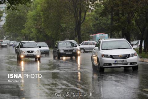 تداوم بارش در سه روز آینده، احتمال ریزش تگرگ در تهران