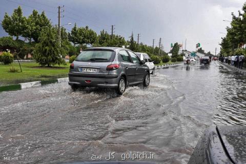 امروز هم باران می بارد، احتمال تگرگ و آبگرفتگی