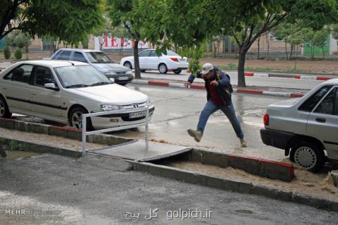 بارش باران در بخش بزرگی از كشور