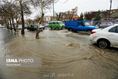 پیش بینی آبگرفتگی معابر در غرب و جنوب كشور