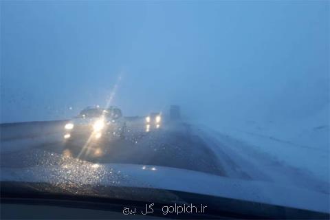 باران و برف در البرز و زاگرس، كولاك و لغزندگی در جاده های شمال