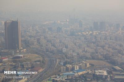 شاخص الودگی هوا در تهران به 129 رسید