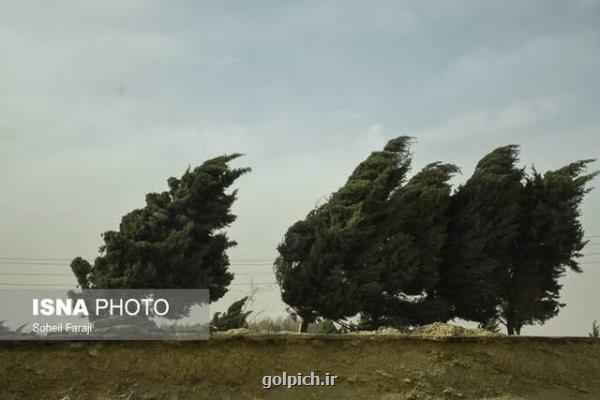 وزش باد شدید در تهران و شرق و مركز كشور