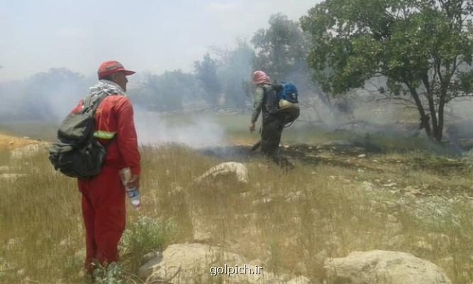 بیش از ۱۵۰ هكتار جنگل و مرتع گچساران در آتش سوخت