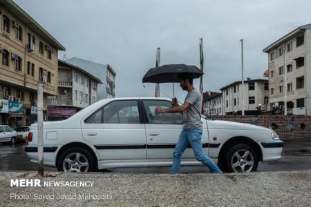 بارش باران و وزش باد شدید در بعضی استان های كشور