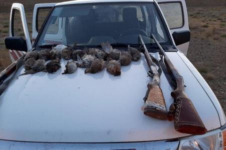 دستگیری ۶ شكارچی متخلف در دامغان