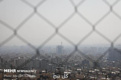 هوای تهران برای گروههای حساس ناسالم می شود
