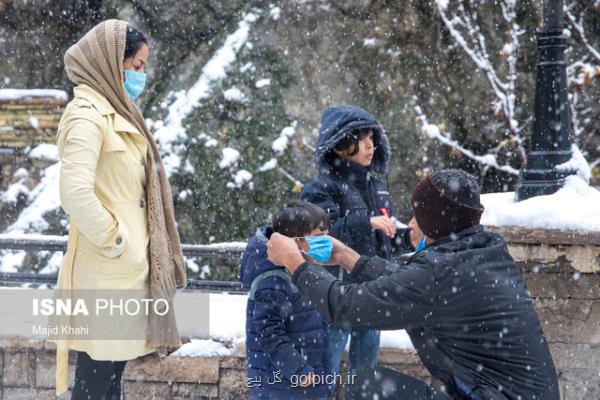 برف و باران در 27 استان