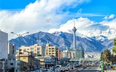 هوای تهران همچنان در وضعیت مطلوب قرار دارد