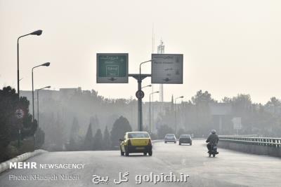 شاخصهای هوا در ۱۰ ایستگاه كلان شهر اصفهان بر مدار قرمز آلودگی